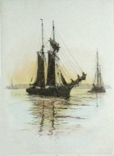 P613 - Schooner in Poole Harbour